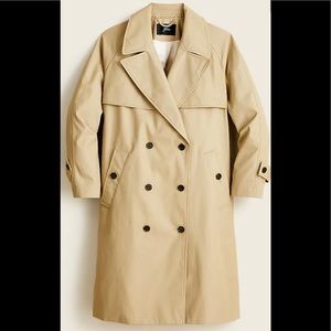 Jcrew Relaxed Trench Coat NWT MP